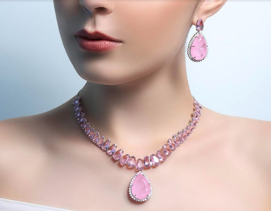 Light Pink Tourmaline Set