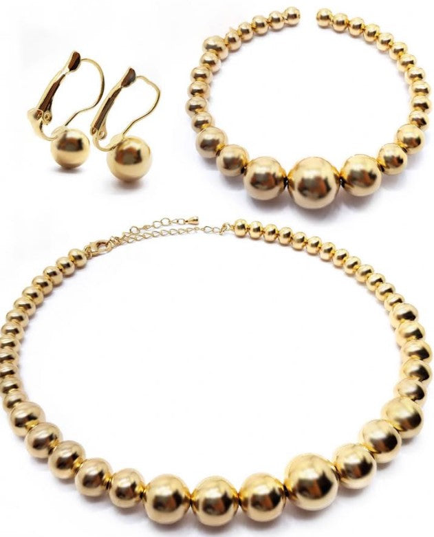 Gold Spheres Set